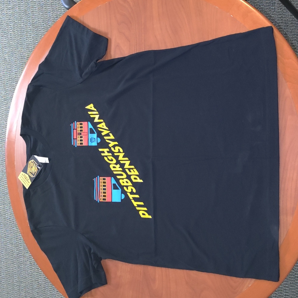 Pittsburgh Incline Graphic Crewneck Short Sleeve T-Shirt - Adult Sz L NWT